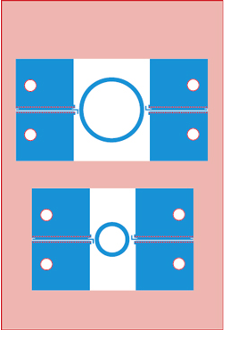 圖8微帶差分圓周圓環諧振器