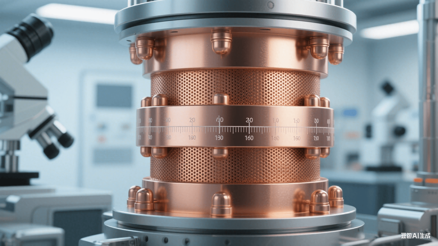 HDI 微孔加工工藝流程圖，呈現激光鉆孔與電鍍填孔工序，孔壁粗糙度 < 1μm 的高精度控制