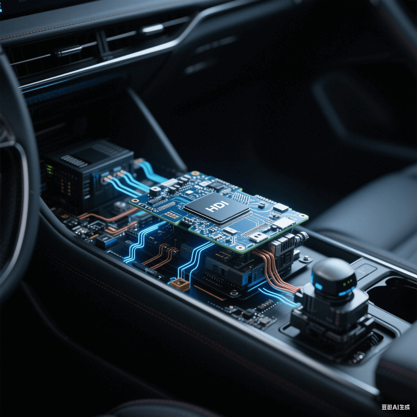 HDI 技術(shù)在汽車電子（ADAS 域控制器、毫米波雷達(dá)）中的應(yīng)用。