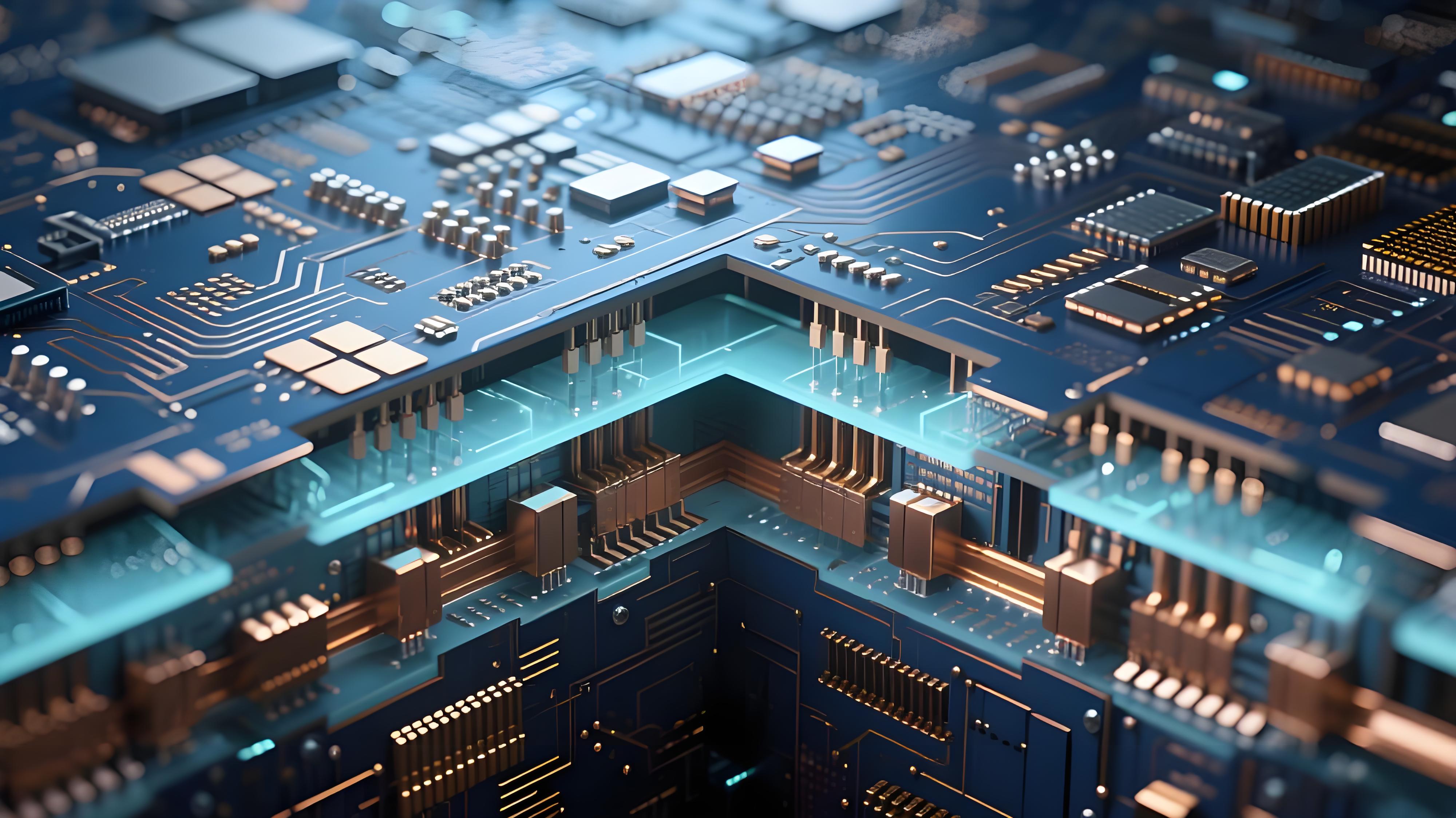 毫米波電路板3D集成內部截面視圖，展示硅通孔(TSV)與玻璃通孔(TGV)結構