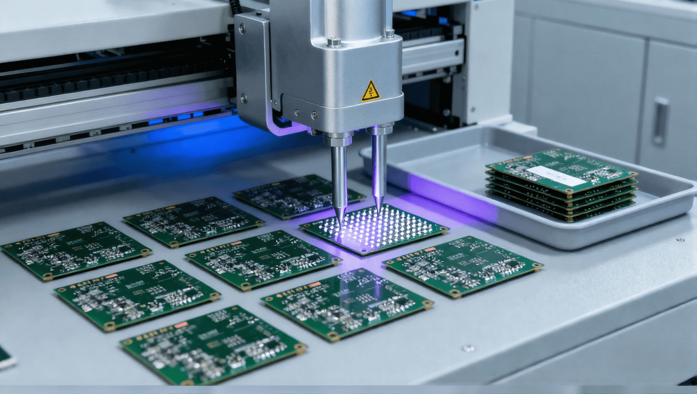 汽車電子8層高壓PCB飛針復測場景，10%異常板復測實現總體降本32%