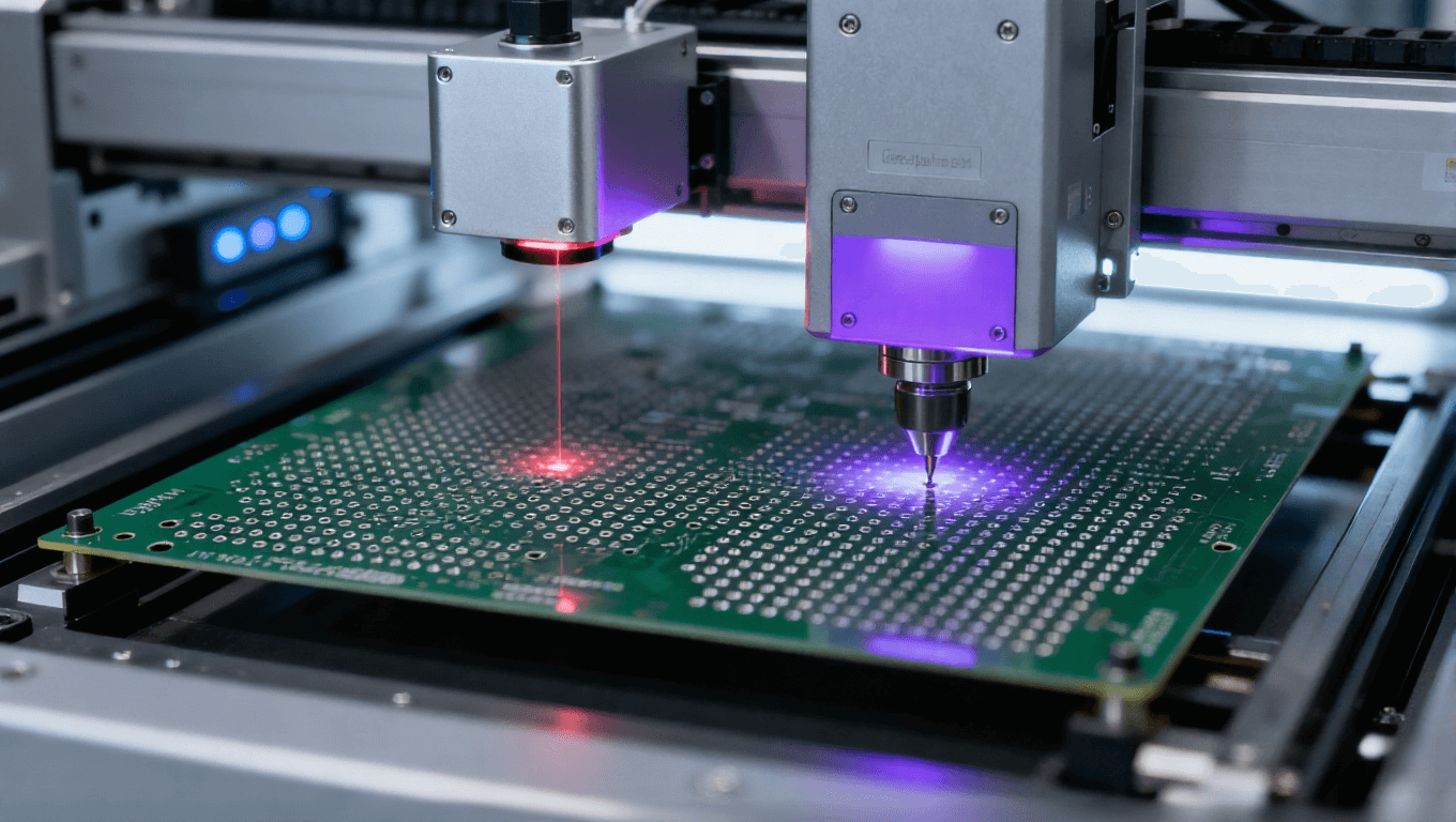 PCB沉頭孔智能深度補償系統應用場景，激光檢測+自動補償提升深度精度