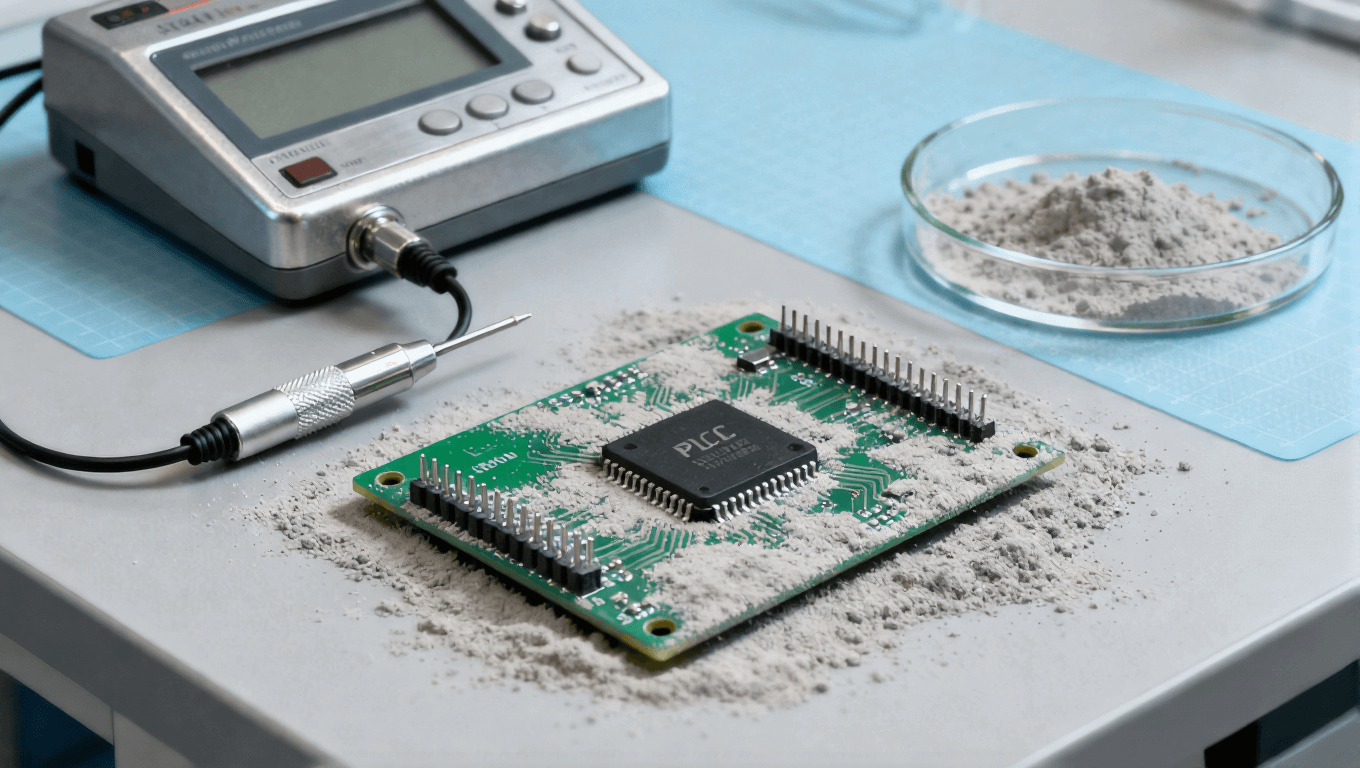 工業控制PCB老化測試 粉塵模擬測試 金屬探針 絕緣電阻測試儀