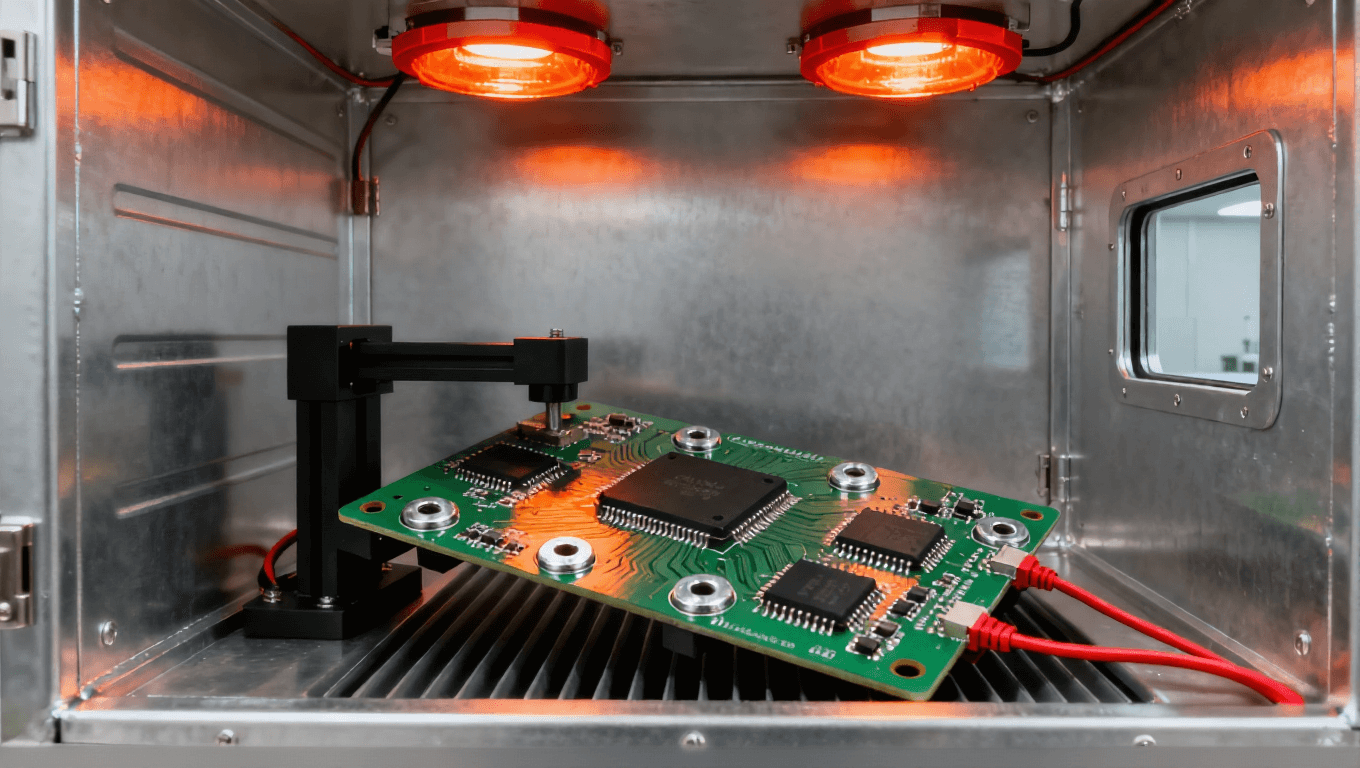 汽車電子PCB老化測試 發動機艙高溫模擬 耐高溫PCB板 加熱燈