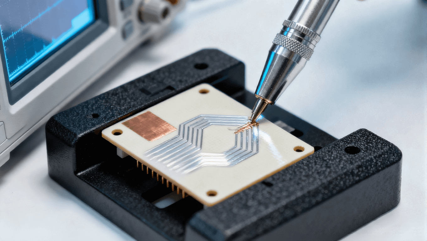 高頻毫米波天線板 自動駕駛 77GHz 雷達(dá)板 車規(guī)測試 示波器探頭 冷調(diào)光影 .png